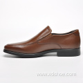 Bounce man slip on leather dress shoes